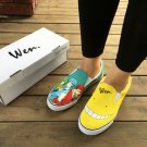 Wen Design Slip on Anime Assassination Classroom Hand Painted Shoes for Man Woman