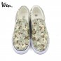 Wen Hand Painted Shoes Design Special Forces Camouflage Slip on Man Woman Canvas Sneakers