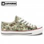 Low Top Hand Painted Shoes Design Special Forces Camouflage Converse All Star