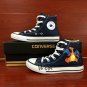 Blue Converse Shoes Custom Design Pokemon Charizard Anime Hand Painted Canvas Sneakers