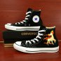 Design Anime Pokemon Rapidash High Top Converse All Star Shoes Hand Painted Canvas Sneakers