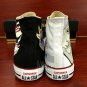 Unisex Canvas Sneakers Design Anime Bleach Hand Painted Shoes High Top Converse All Star
