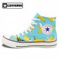 Original Design Fruit Bananas Converse All Star Shoes Unisex Hand Painted Canvas Sneakers