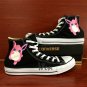 Unisex Hand Painted Canvas Sneakers Design Anime Pokemon Wigglytuff Converse All Star Shoes
