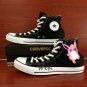 Unisex Hand Painted Canvas Sneakers Design Anime Pokemon Wigglytuff Converse All Star Shoes