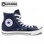 Hand Painted Shoes Anime Converse Design Pokemon Infernape Blue Canvas Sneakers