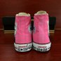 Custom Design Cute Cat Flowers on Head Hand Painted Canvas Shoes Pink Converse