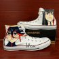 Men Women Converse Shoes Hand Painted Anime Kill La Kill Canvas Sneakers High Top All Star