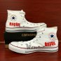Men Women Converse Shoes Hand Painted Anime Kill La Kill Canvas Sneakers High Top All Star