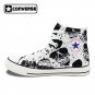 Original Converse Chuck Taylor Shoes Hand Painted Skulls Men Women Canvas Sneakers