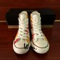 Maple Leaf Canvas Shoes Design Hand Painted Converse Sneakers Men Women All Star