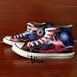 Galaxy Shoes Hand Painted Nebula Space Sneakers Men Women Canvas Converse All Star High Tops