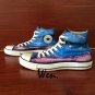 Original Converse All Star Hand Painted Shoes Galaxy Stars Milky Way Canvas Sneakers
