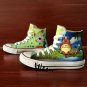 Canvas Sneakers Men Women Hand Painted Shoes Anime My Neighbor Totoro Converse All Star