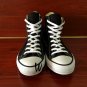 Men Women Converse All Star Shoes Hand Painted Cat Suit Black Fashion Sneakers High Tops