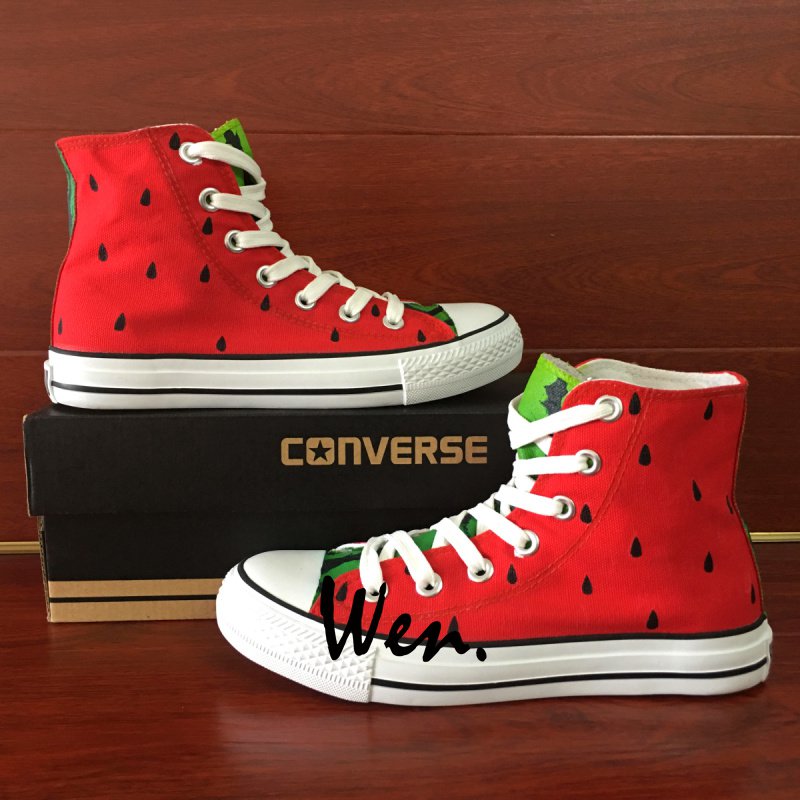 Watermelon Design Canvas Shoes Women Men Sneakers Converse All Star Christmas Gifts