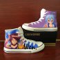 High Canvas Shoes Design Sneakers Anime No Gama No Life Hand Painted Shoes Converse All Star