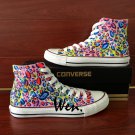 Original Design Leopard Prints Converse Shoes Hand Painted Canvas Sneakers All Star