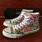 Original Design Leopard Prints Converse Shoes Hand Painted Canvas Sneakers All Star