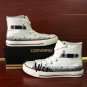 Men Women Sneakers Hand Painted Shoes Original Design Tape Classic Converse All Star