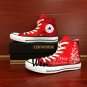 Hand Painted Shoes Gifts Merry Christmas Design Converse All Star Canvas Sneakers
