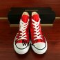 Hand Painted Shoes Gifts Merry Christmas Design Converse All Star Canvas Sneakers