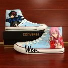 Personalized Hand Painted Canvas Shoes Men Women Anime Guilty Crown Converse All Star Sneakers