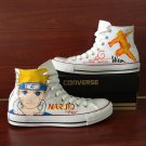 Men Women Converse Hand Painted Anime Shoes Uzumaki Naruto Canvas Sneakers