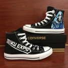 Anime Shoes Hand Painted Converse All Star Vocaloid Hatsune MIKU EXPO Canvas Sneakers