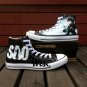 Men Women Hand Painted Shoes Anime Sword Art Online Converse All Star Canvas Sneakers
