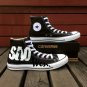 Men Women Hand Painted Shoes Anime Sword Art Online Converse All Star Canvas Sneakers