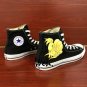 Hand Painted Shoes Men Women Anime Pokemon Ninetales Canvas Sneakers Converse