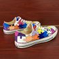 Original Design Hand Painted Shoes Puzzle Painting Converse Canvas Sneakers