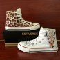 Men Women's Original Converse Shoes Design Giraffe Hand Painted Canvas Sneakers