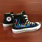 Houston Skyline Converse Shoes Custom Design Hand Painted Sneakers Men Women Chuck Taylor