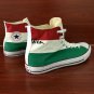 Converse Design Hungary Flag Shoes Hand Painted Canvas Shoes Chuck Sneakers