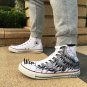 Original Design Wing Unisex Hand Painted Shoes High Top Converse Canvas Sneakers