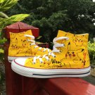 Men Women Pikachu Pokemon Converse All Star Shoes Custom Hand Painted Canvas Sneakers Unique Gifts