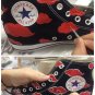 Naruto Akatsuki Converse Chuck Taylor Shoes Black Hand Painted Canvas Sneakers Unique Presents