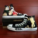 Design Hand Painted Shoes Cowboy Bebop High Top Converse Chuck Taylor Men Women's Canvas Sneakers