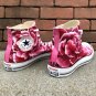 Flower Carnation Hand Painted Shoes Canvas Converse All Star Women Girls Sneakers