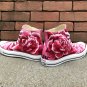 Flower Carnation Hand Painted Shoes Canvas Converse All Star Women Girls Sneakers