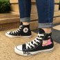 Converse Black Pokemon Slowpoke Hand Painted Shoes Anime Cosplay Canvas Sneakers Chuck Taylor