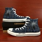 Custom Design Converse Chuck Taylor Shoes Spider Hand Painted Men Women Canvas Sneakers