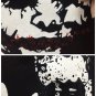 Black High Top Converse Sneakers Joker Hand Painted Shoes Unique Canvas Casual Shoes Gifts