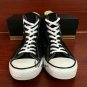 Black High Top Converse Sneakers Joker Hand Painted Shoes Unique Canvas Casual Shoes Gifts
