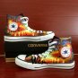 Unique Sneakers Converse All Star Men Women Farewell To Anger Tardis Hand Painted Canvas Shoes