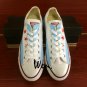 Original Converse All Star Chicago Flag Custom Design Hand Painted Canvas Shoes for Man Woman