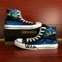 Unique Converse Sneakers Cheshire Cat Men Women Birthday Gifts Custom Hand Painted Canvas Shoes
