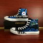 Unique Converse Sneakers Cheshire Cat Men Women Birthday Gifts Custom Hand Painted Canvas Shoes